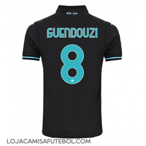 Camisa de Futebol Lazio Matteo Guendouzi #8 Equipamento Alternativo 2024-25 Manga Curta